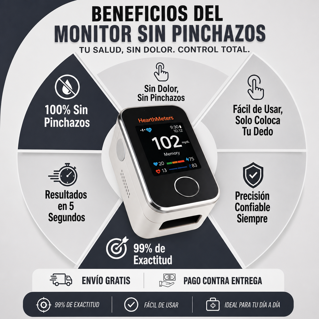 Beneficios del monitor sin pinchazos